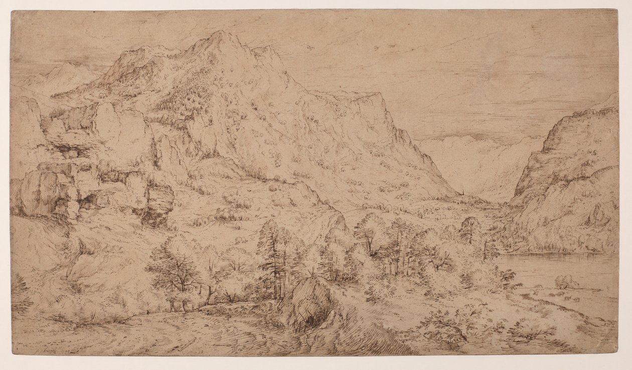 Alpine landscape by Master of the Mountain Landscapes