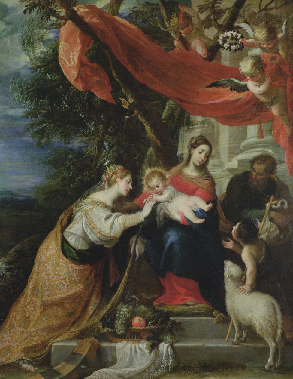 The Mystic Betrothal of St. Catherine by Mateo Cerezo
