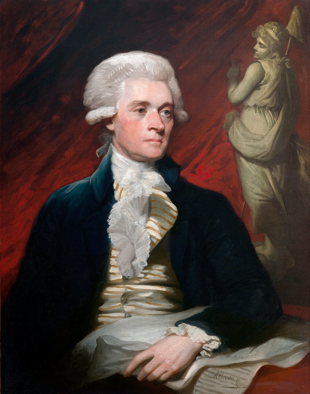 Portrait of Thomas Jefferson by Mather Brown