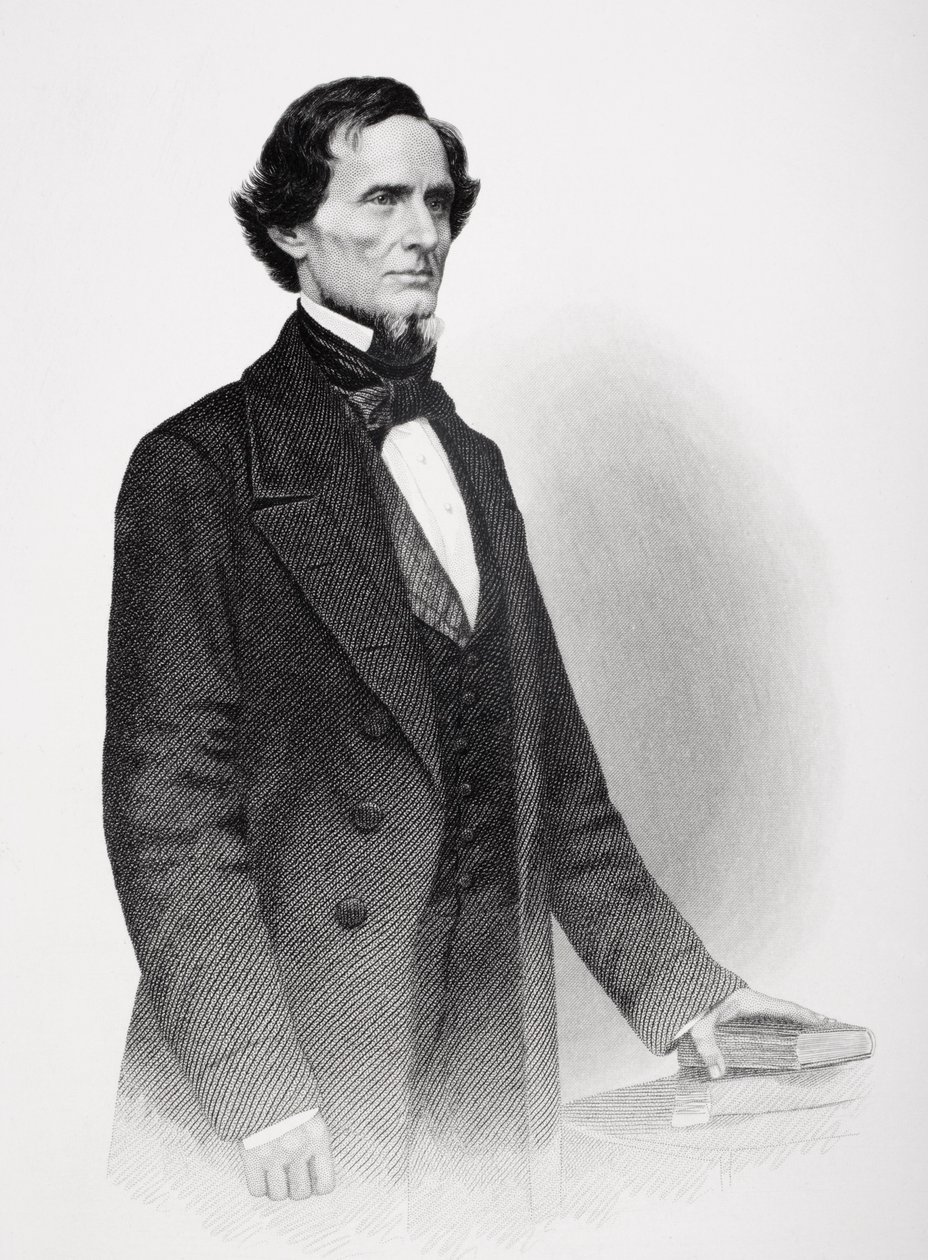 Portrait of Jefferson Davis by Mathew B. Brady