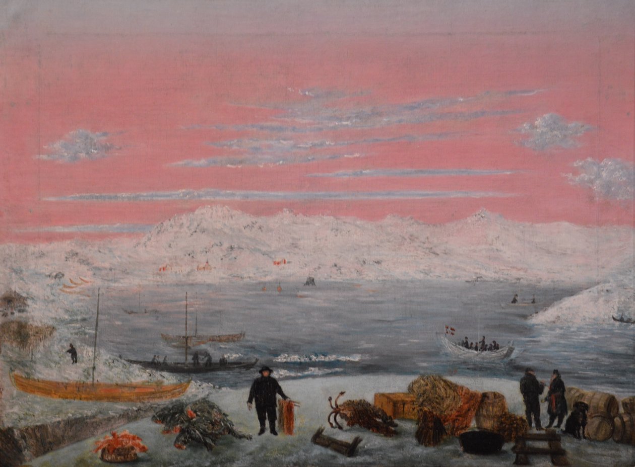 View of Vaagøen in the Lofoten District by Mathias Stoltenberg