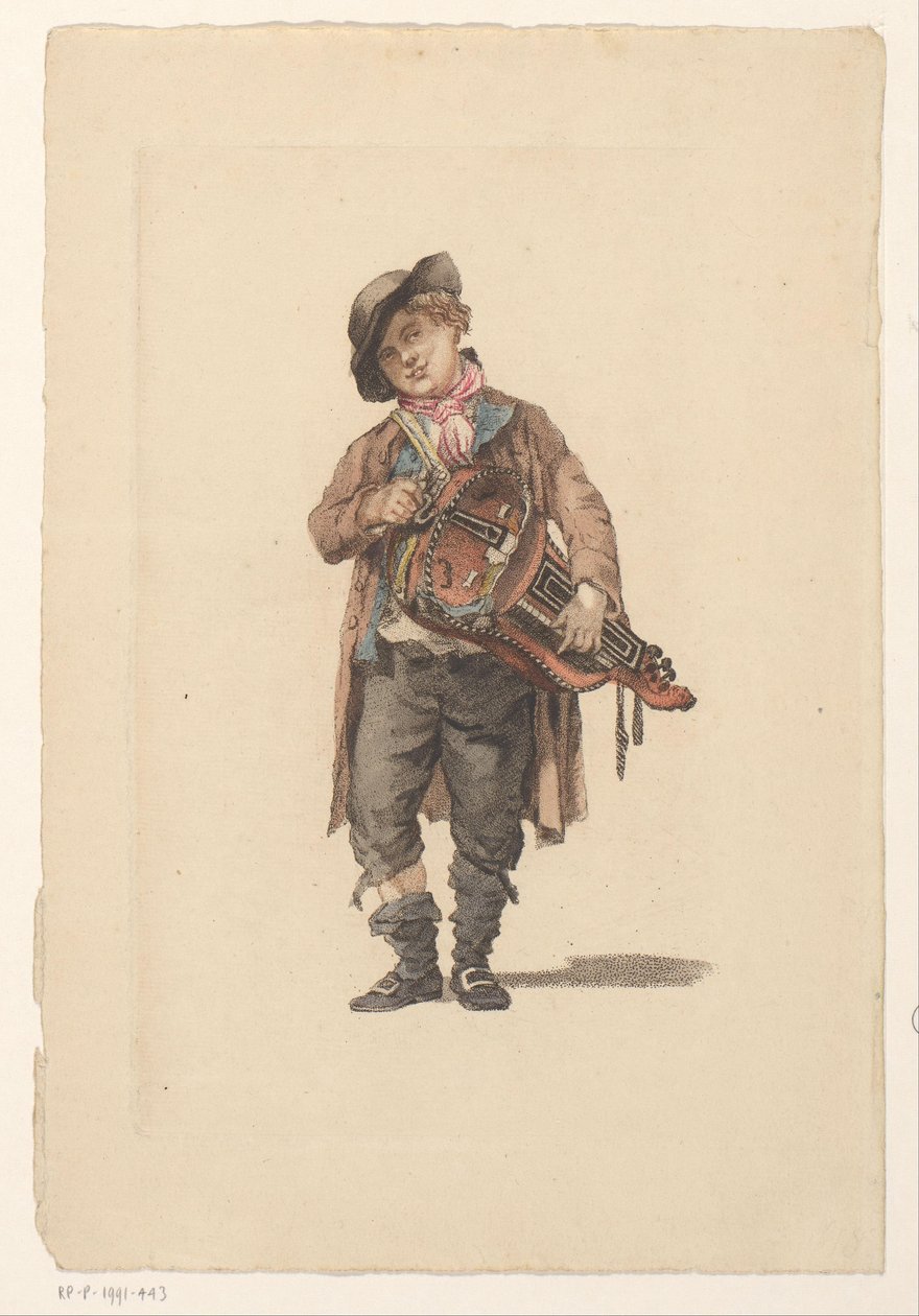 Hurdy-Gurdy Player by Mathias de Sallieth