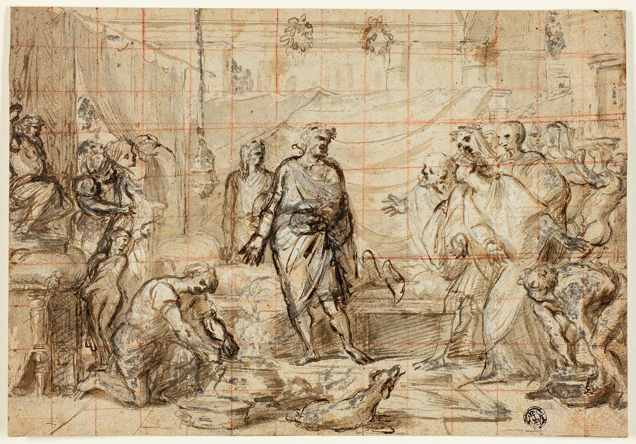 Death of Seneca by Mathieu Ignace van Bree