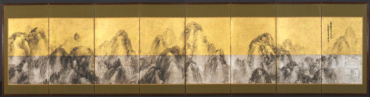 Seventy-two Peaks Against the Blue Sky by Matsumura Goshun