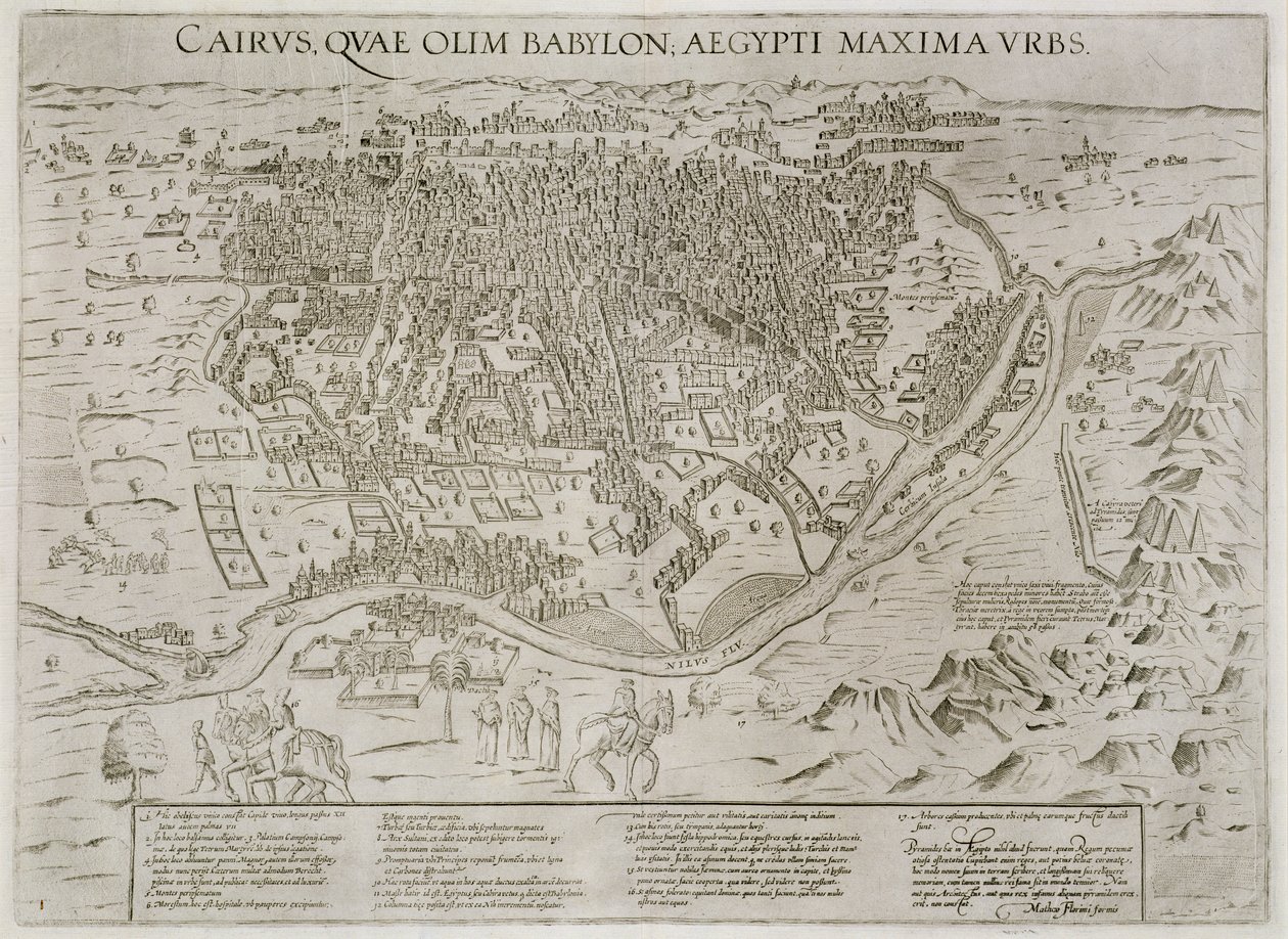 Town Map of Cairo by Matteo Florimi