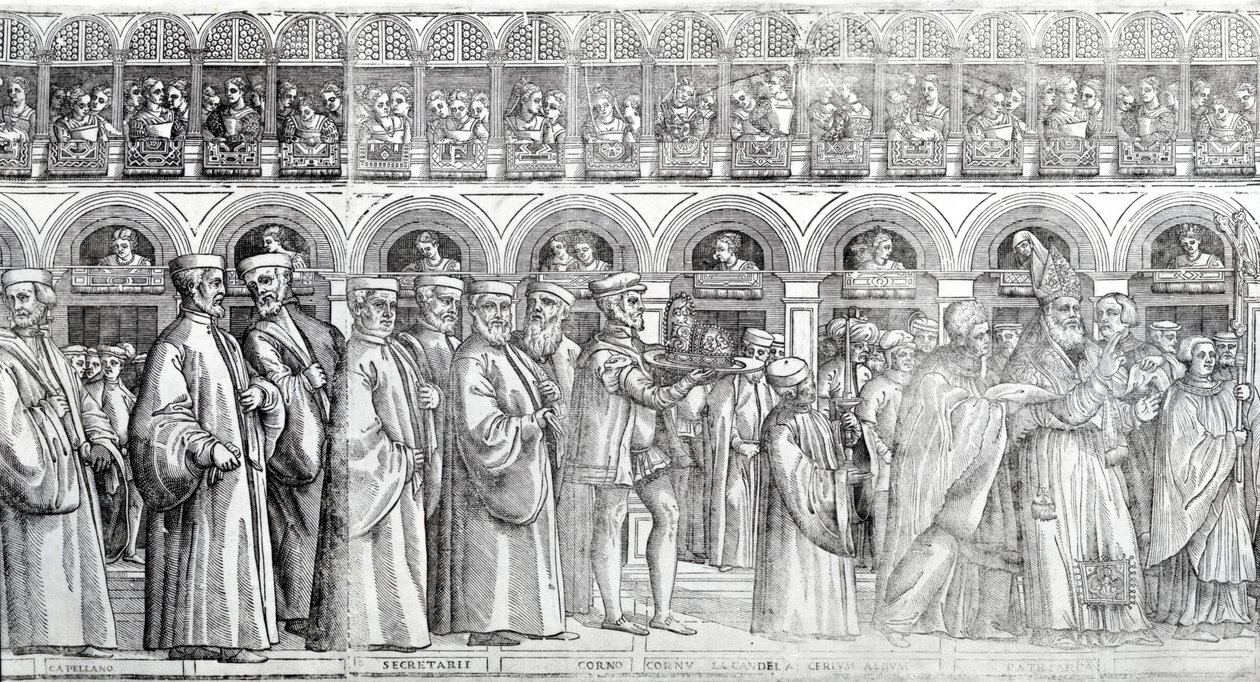 Dogal Procession, c.1555-60 by Matteo Pagani