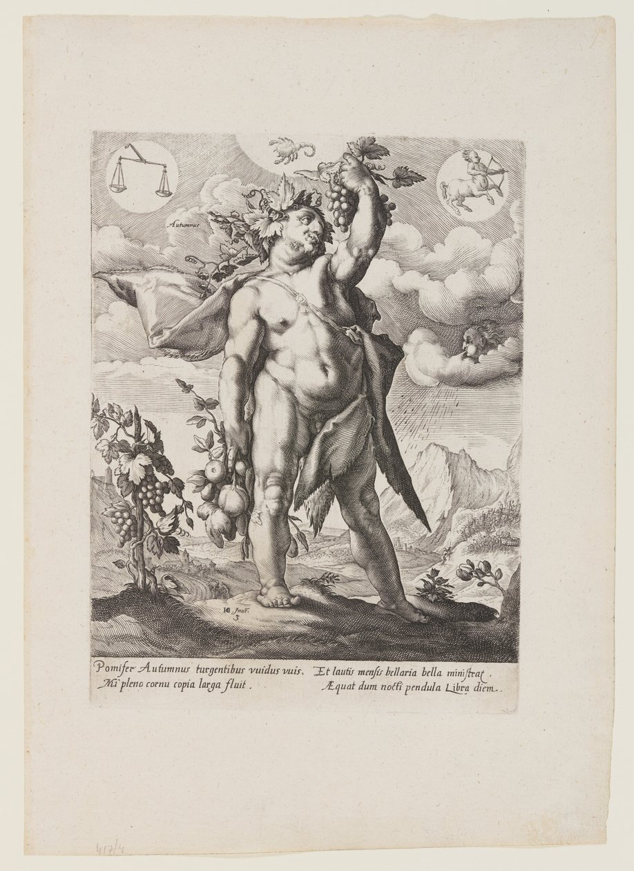 Autumn, from The Four Seasons by Matthaus Greuter