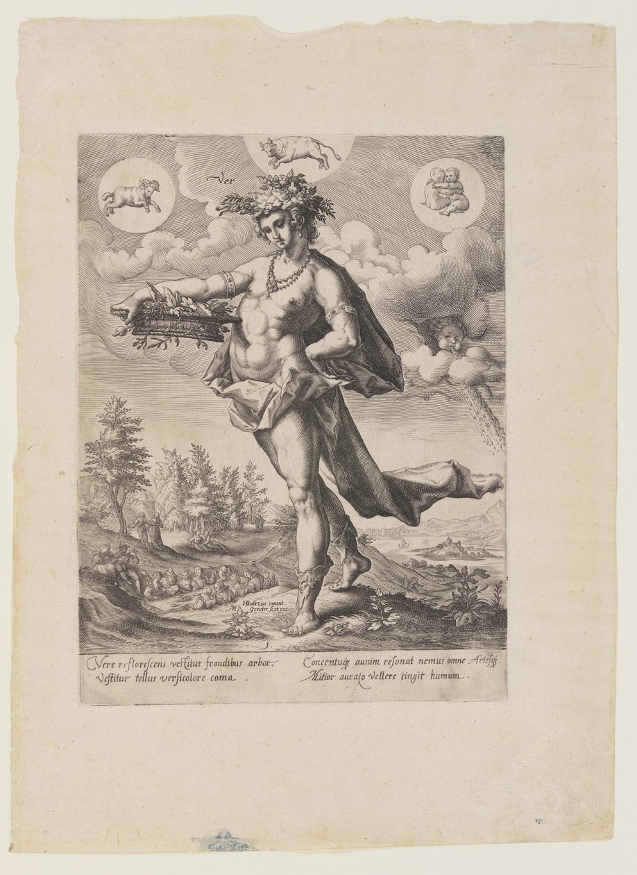 Spring, from The Four Seasons by Matthaus Greuter