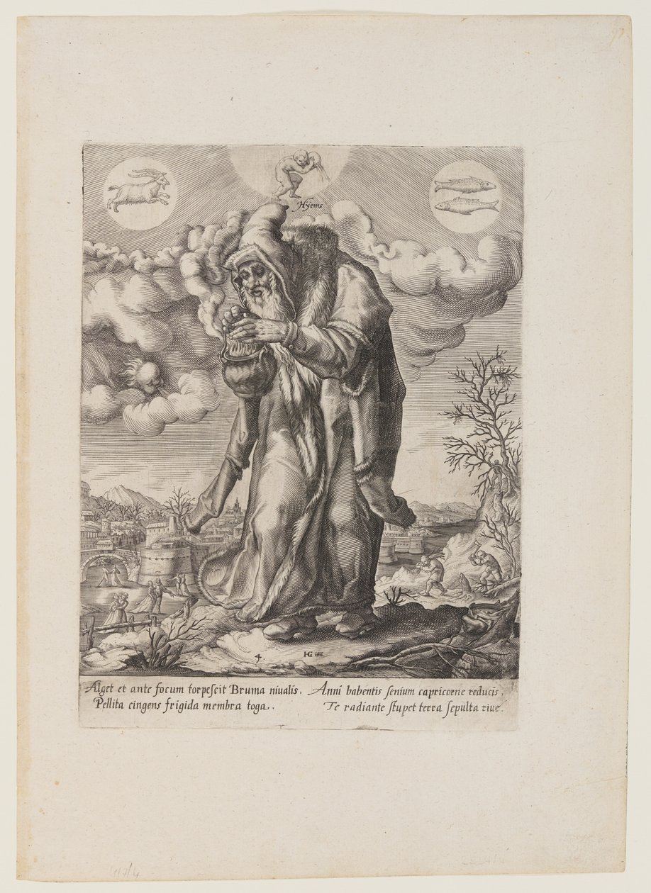 Winter, from The Four Seasons by Matthaus Greuter