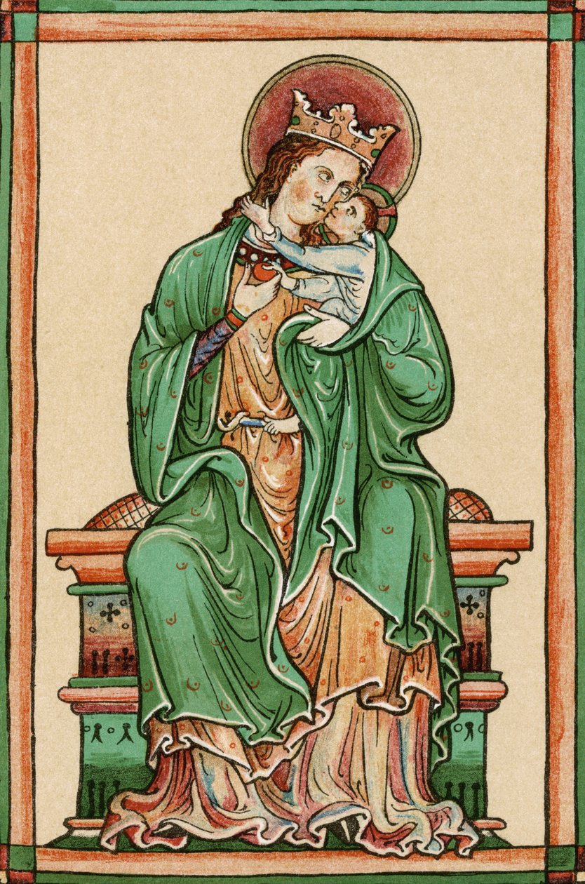 Virgin and Child by Matthew Paris