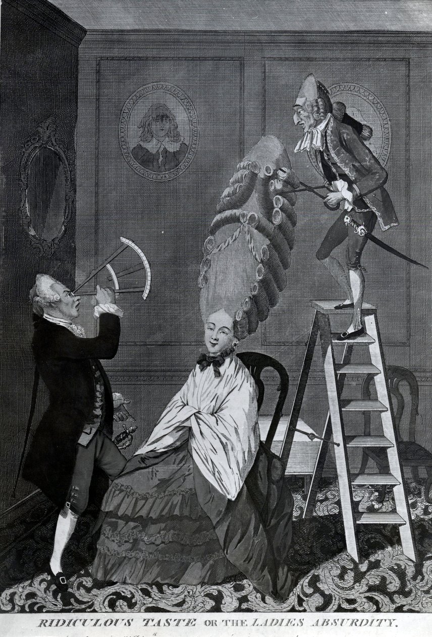 Ridiculous Taste, or The Ladies Absurdity by Matthew or Matthias Darly