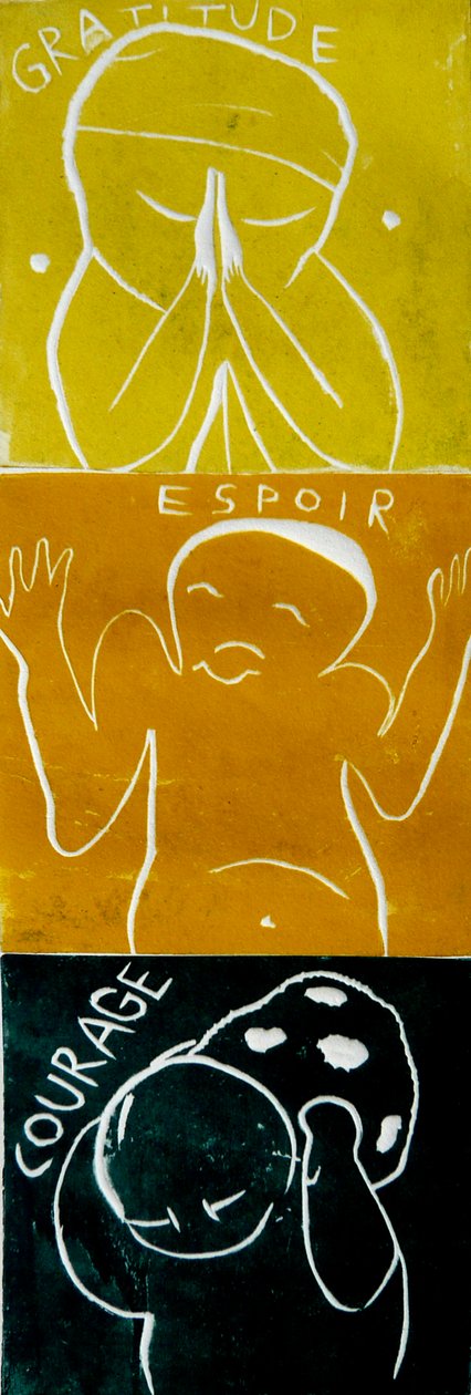 Courage Hope Gratitude Alt, 2005 by Matthew Hilton