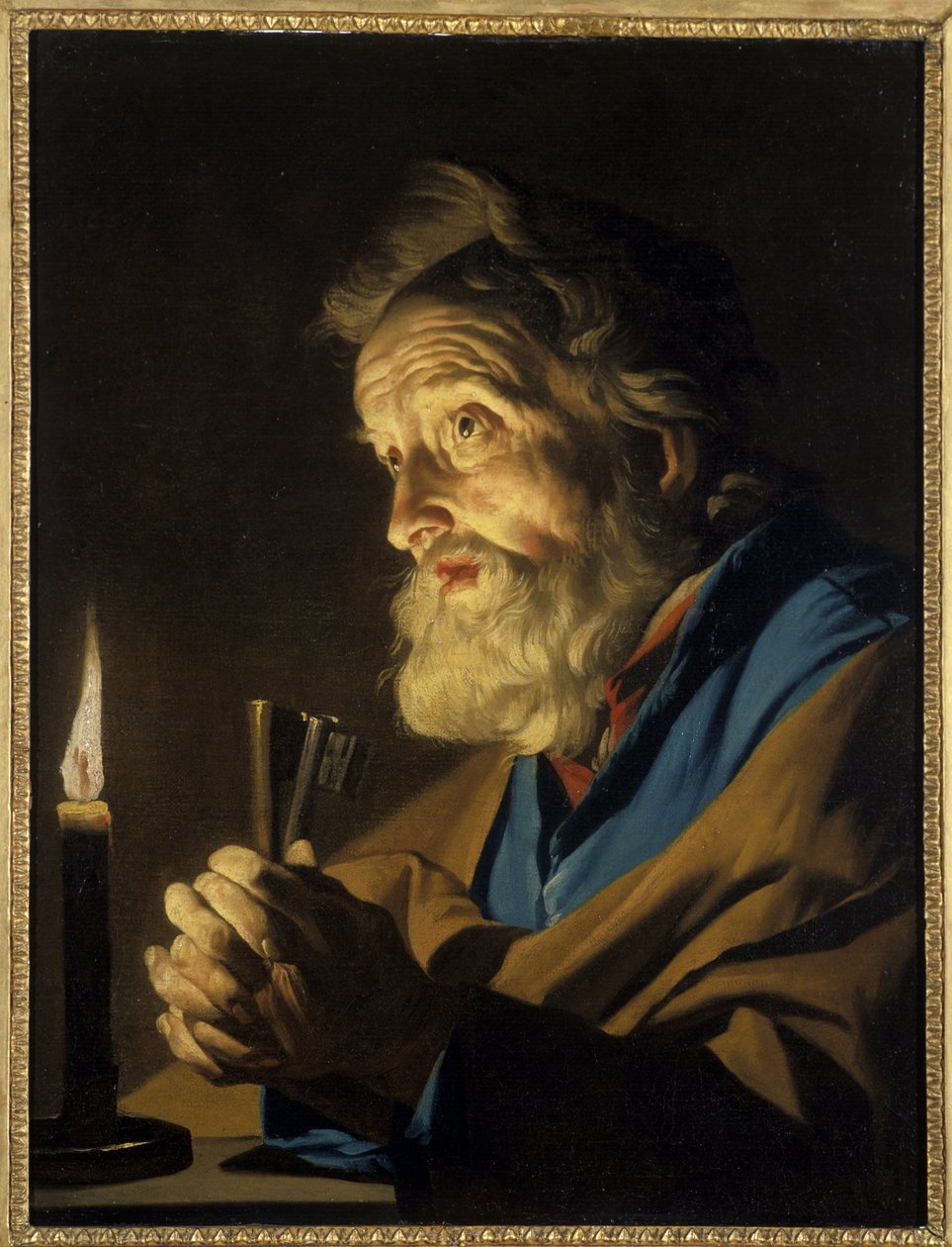 The Penitent Peter by Matthias Stomer