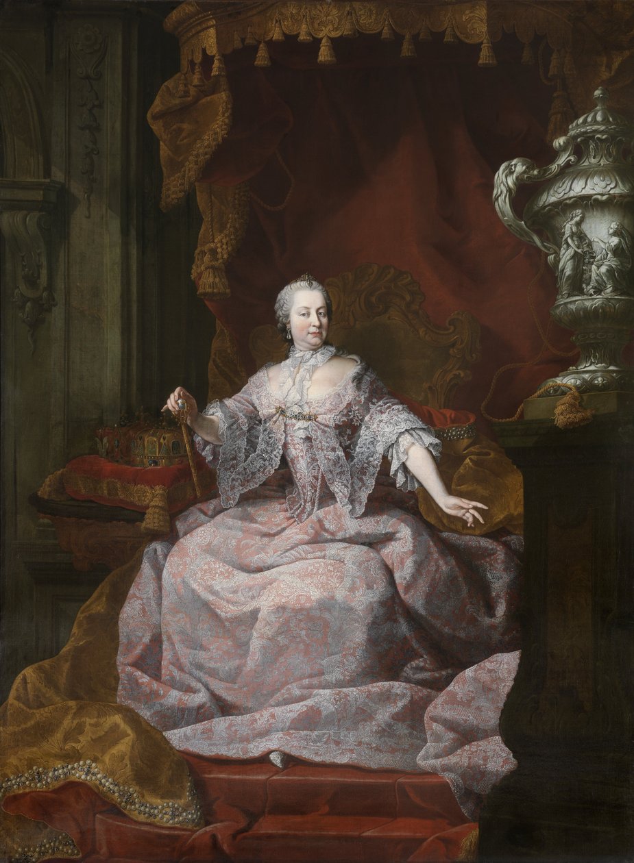 Portrait of Empress Maria-Theresia by Matthias de Visch  