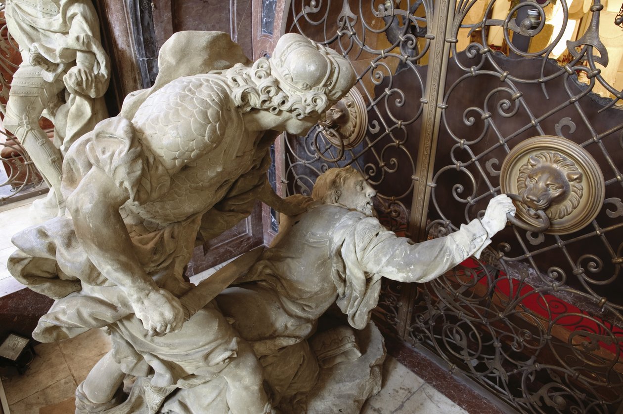 Murder of St. Wenceslas by Matthias Bernard Braun