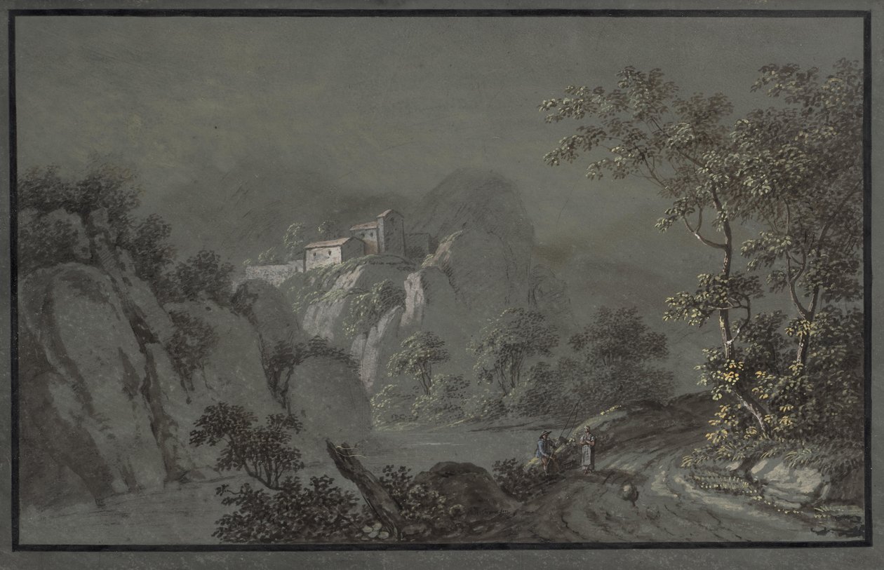 Italian Landscape by Matthias Rudolf Toma