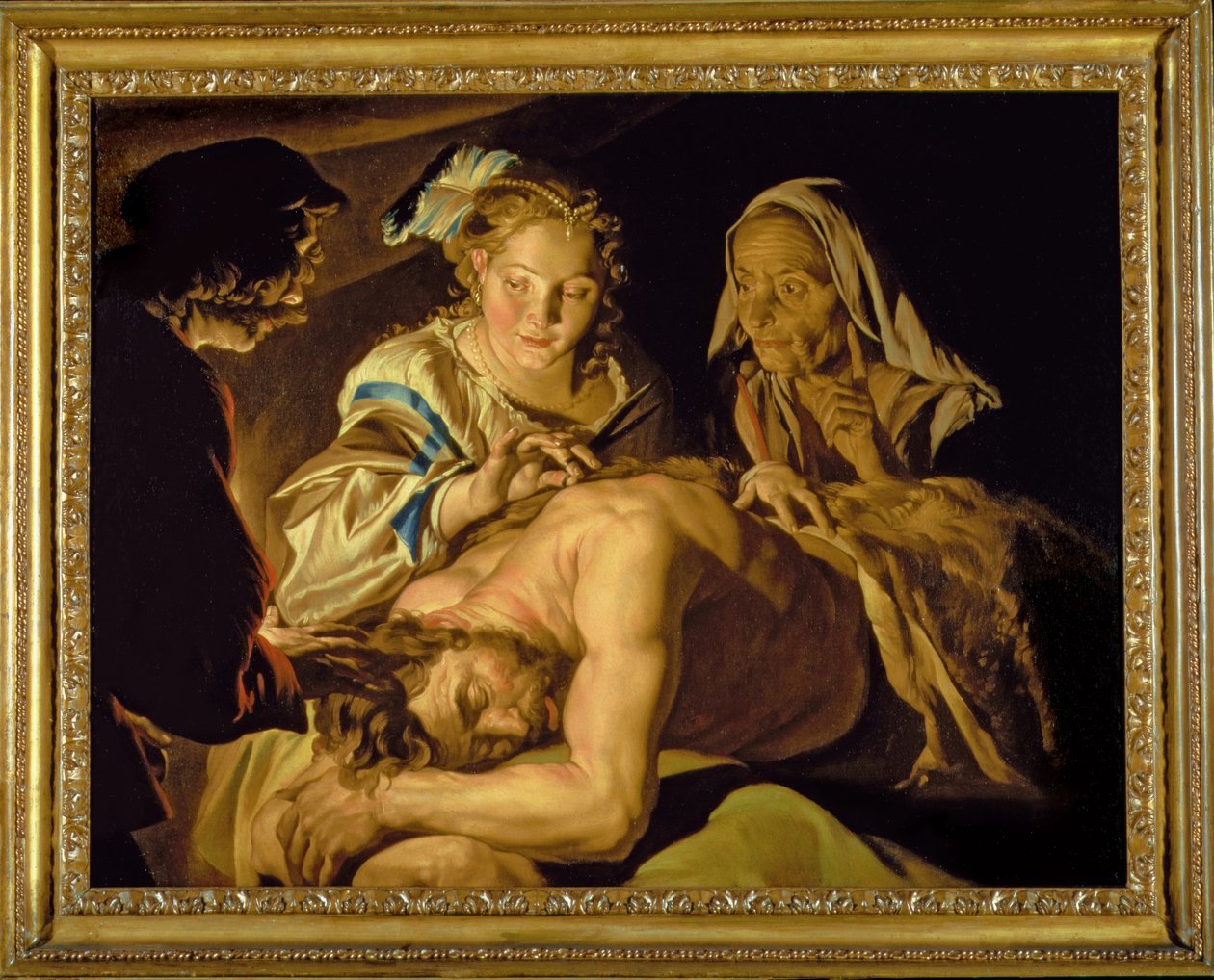 Samson and Delilah by Matthias Stomer