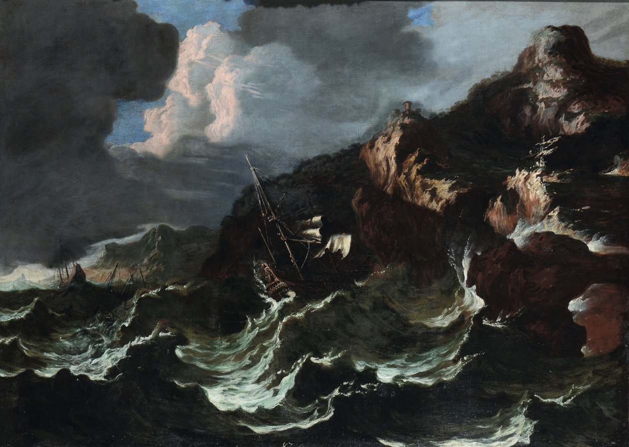 Sea storm by Matthieu van Plattenberg