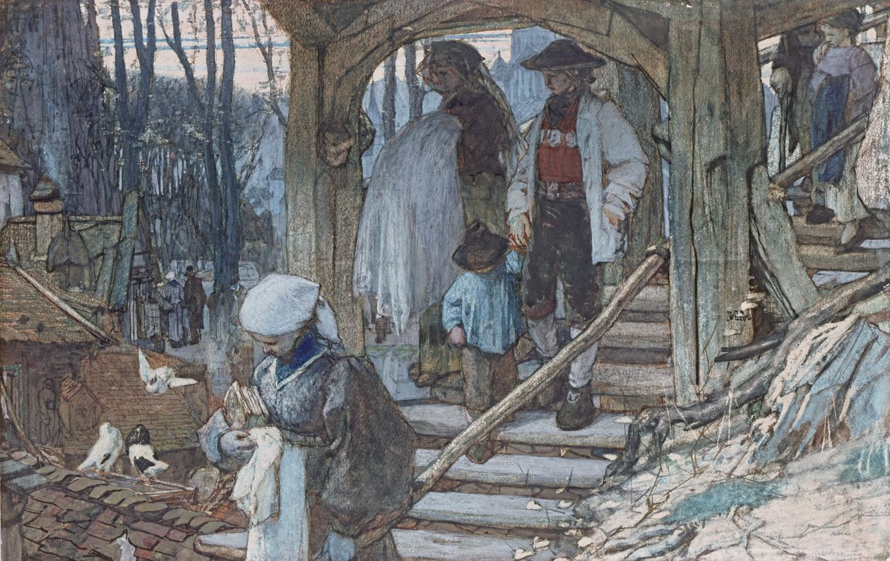 The Christening Gate in Lausanne by Matthijs Maris