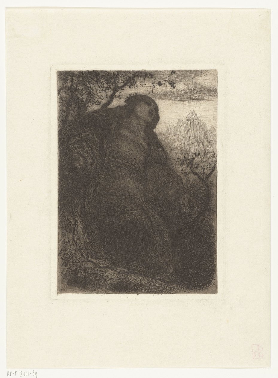 Woman Under a Tree by Matthijs Maris