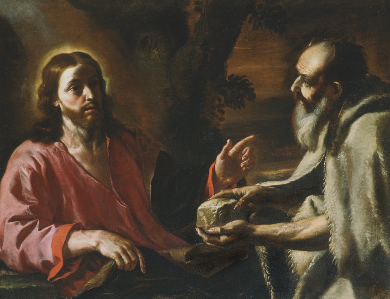Christ Tempted by Satan by Mattia Preti
