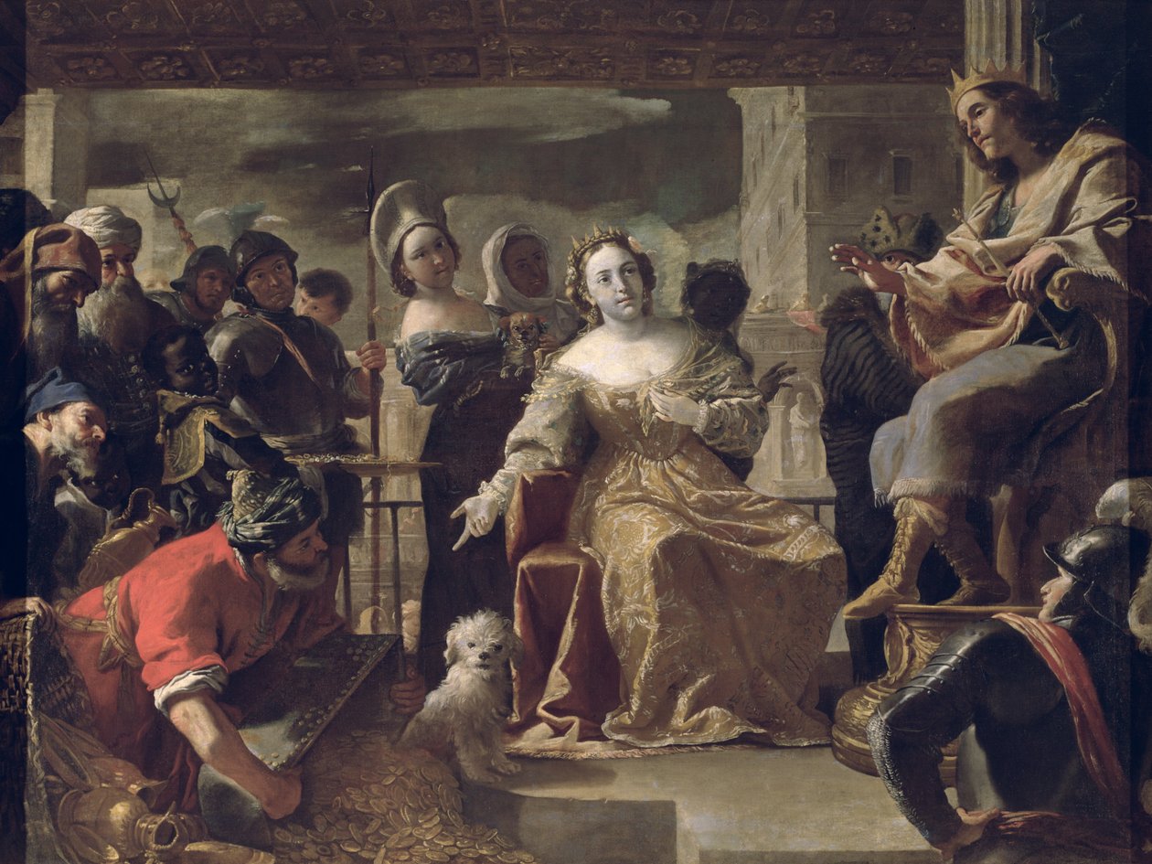 The Queen of Sheba before Solomon by Mattia Preti