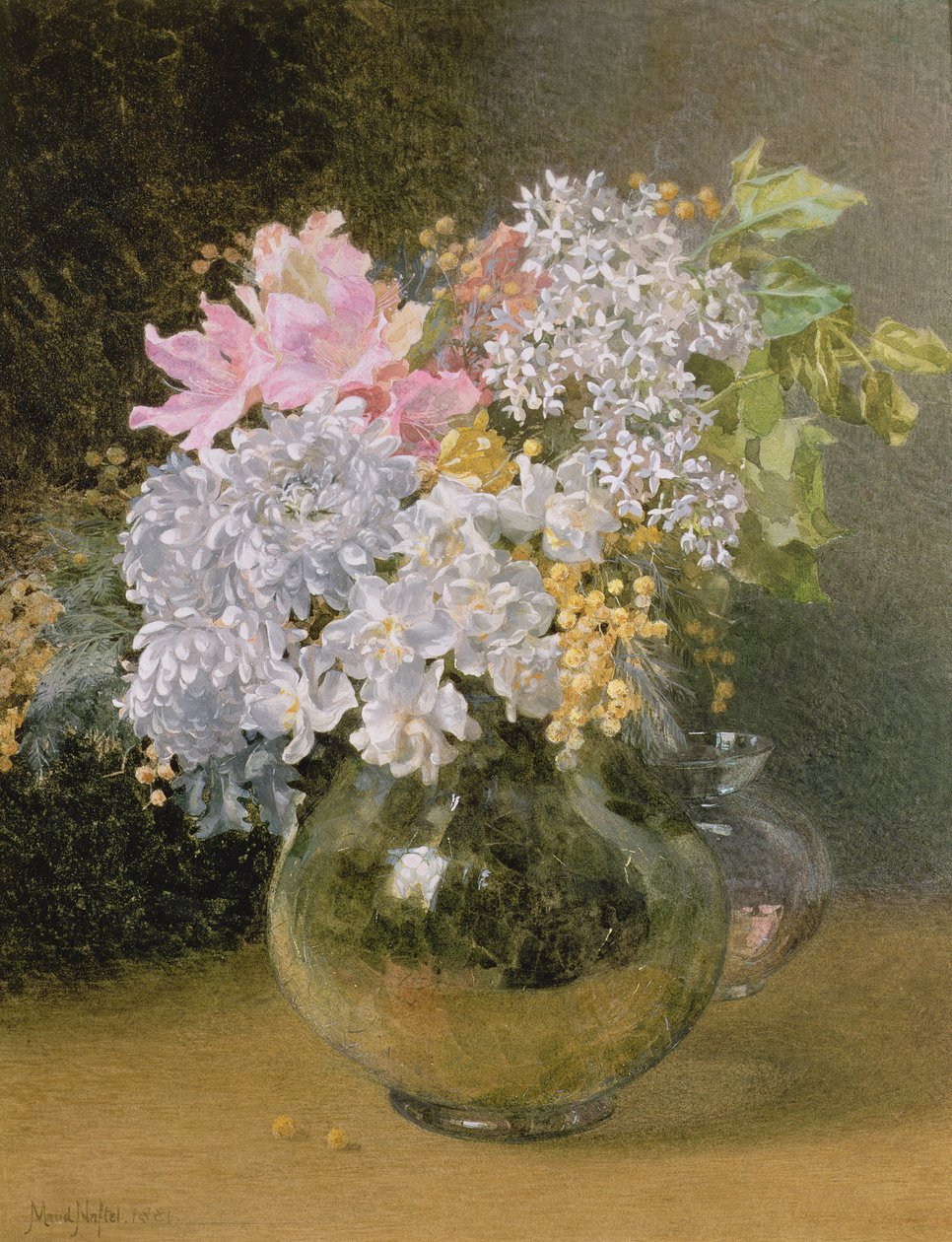 Spring Flowers in a Vase by Maud Naftel