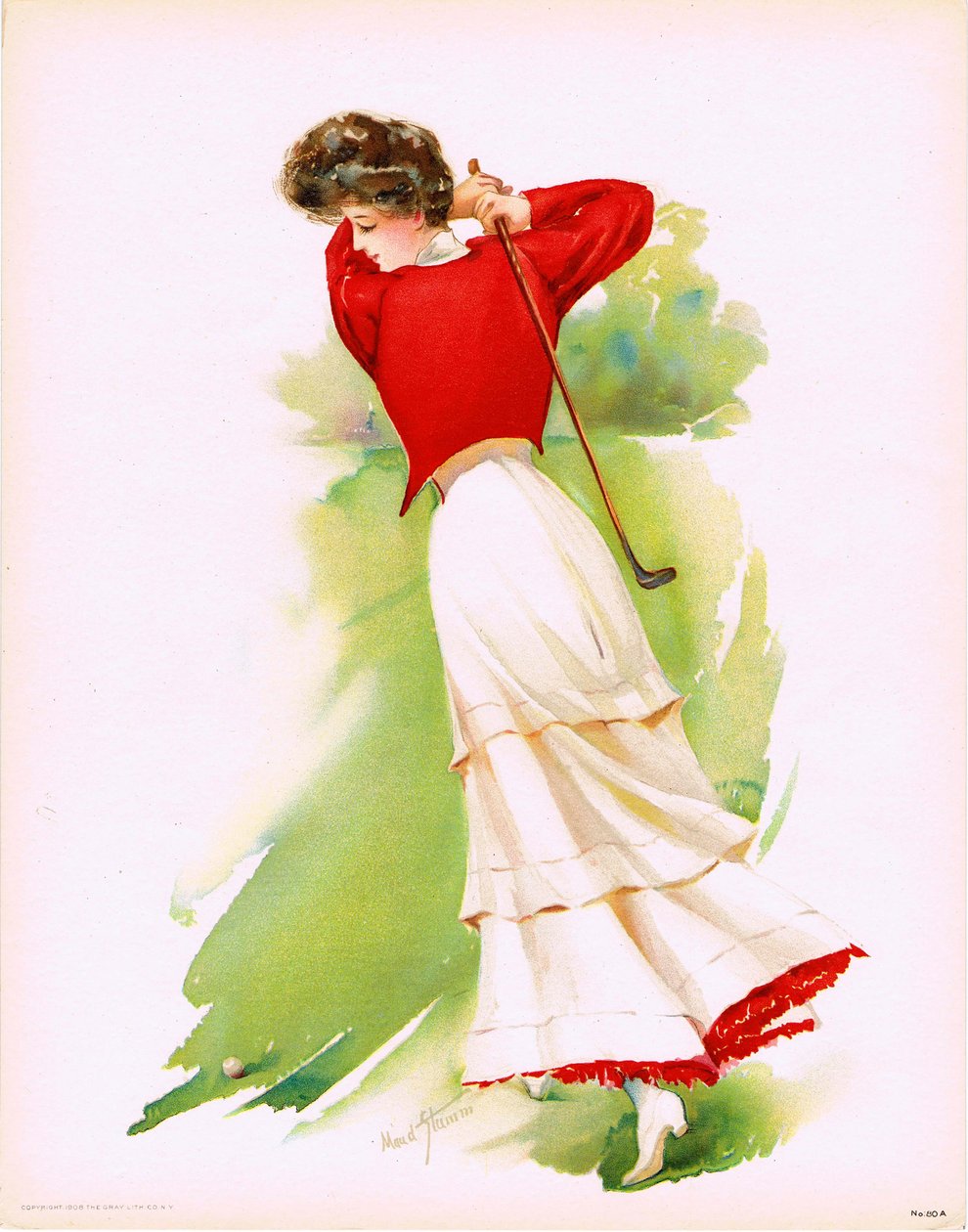 Lady Golfer by Maud Stumm