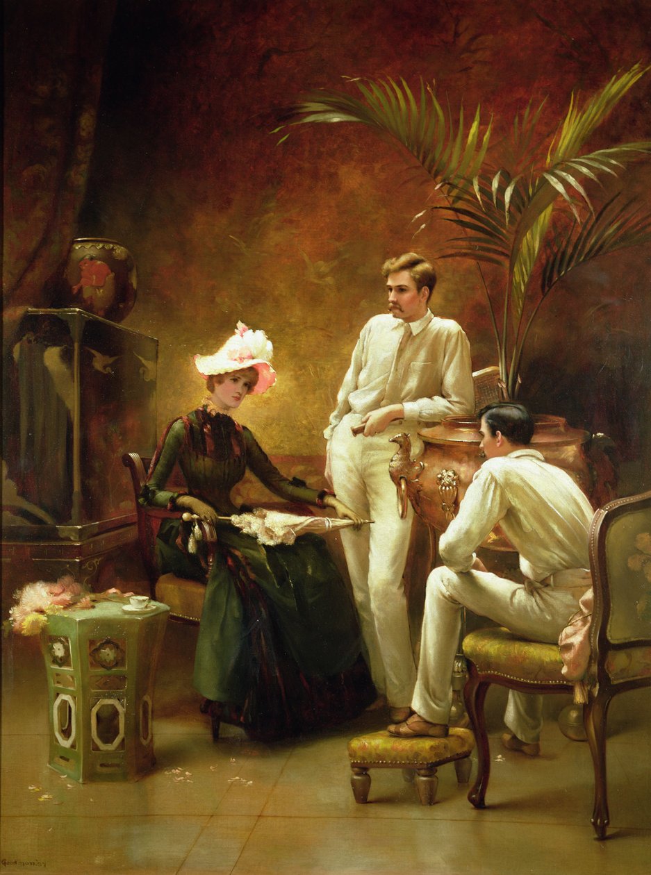 The Rivals - Tea before Tennis by Maude Goodman