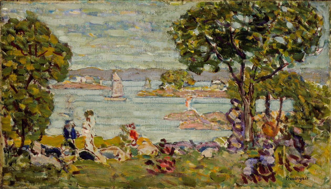 Cove, Maine, c.1907-10 by Maurice Brazil Prendergast