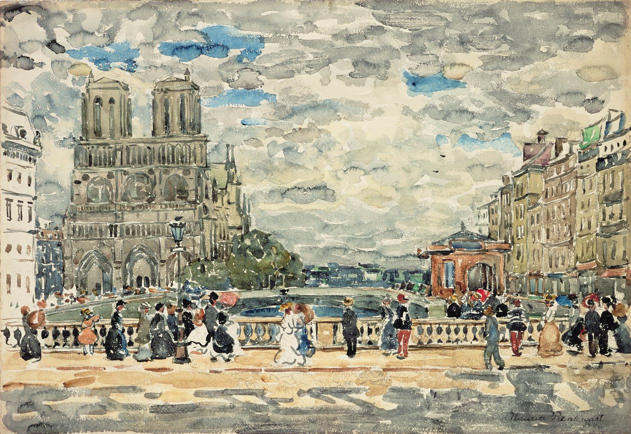 Notre Dame by Maurice Brazil Prendergast