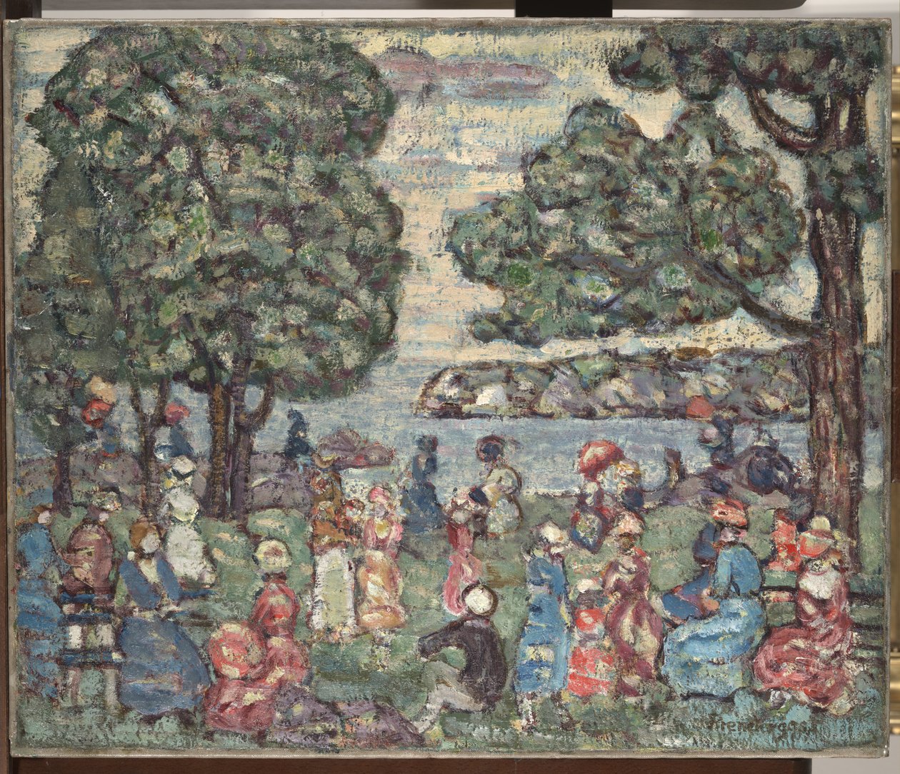 Park Scene by Maurice Brazil Prendergast