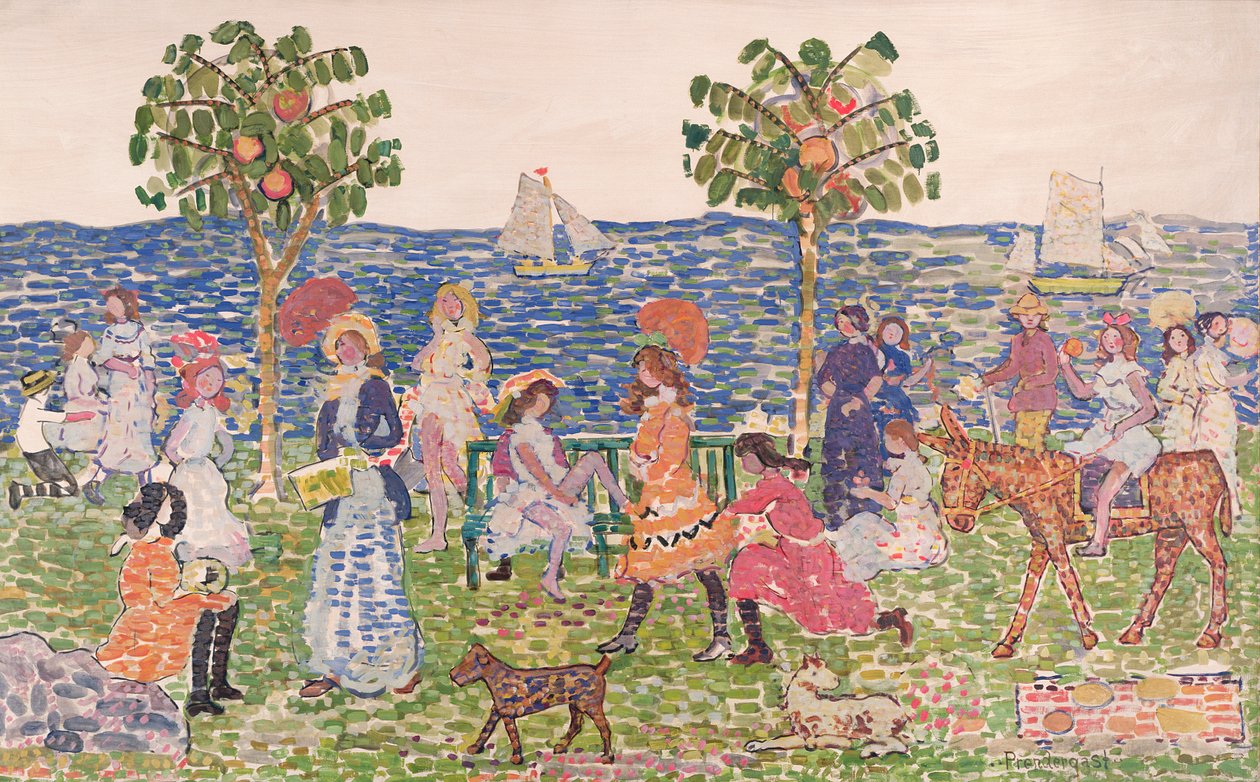 Promenade by Maurice Brazil Prendergast