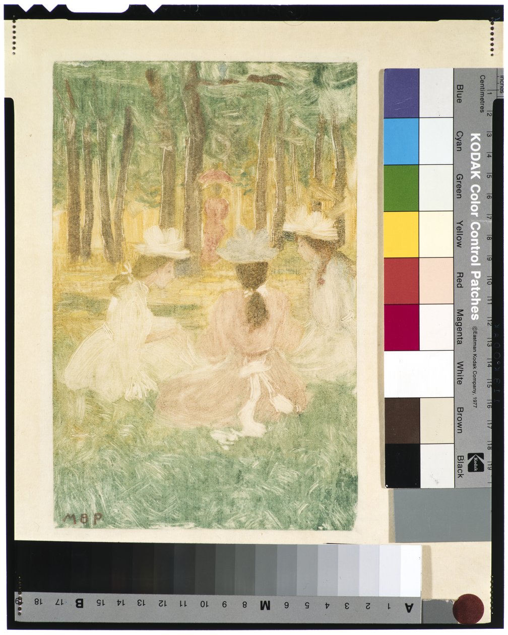 The Picnic, c.1895-97 by Maurice Brazil Prendergast