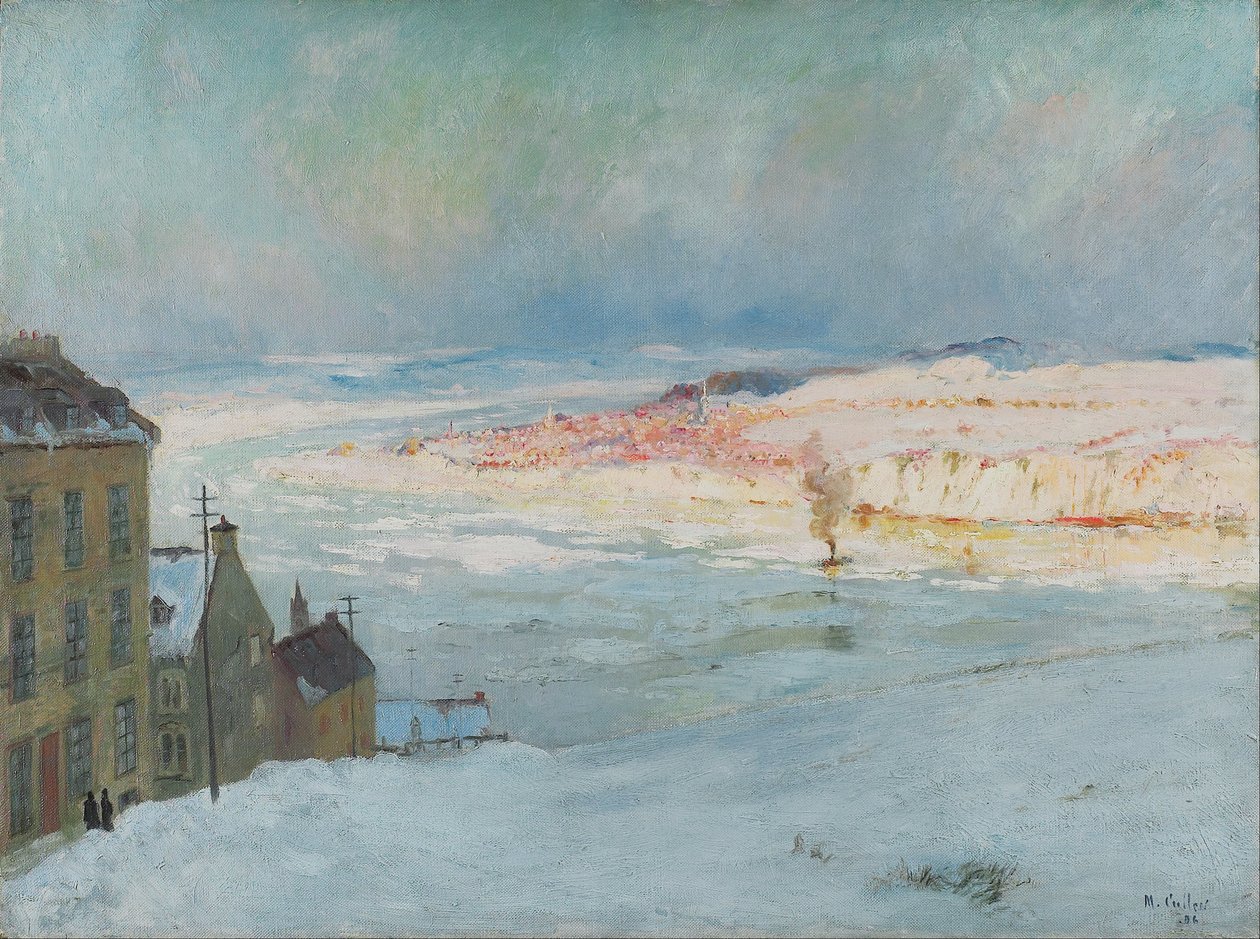 Levis from Quebec by Maurice Galbraith Cullen