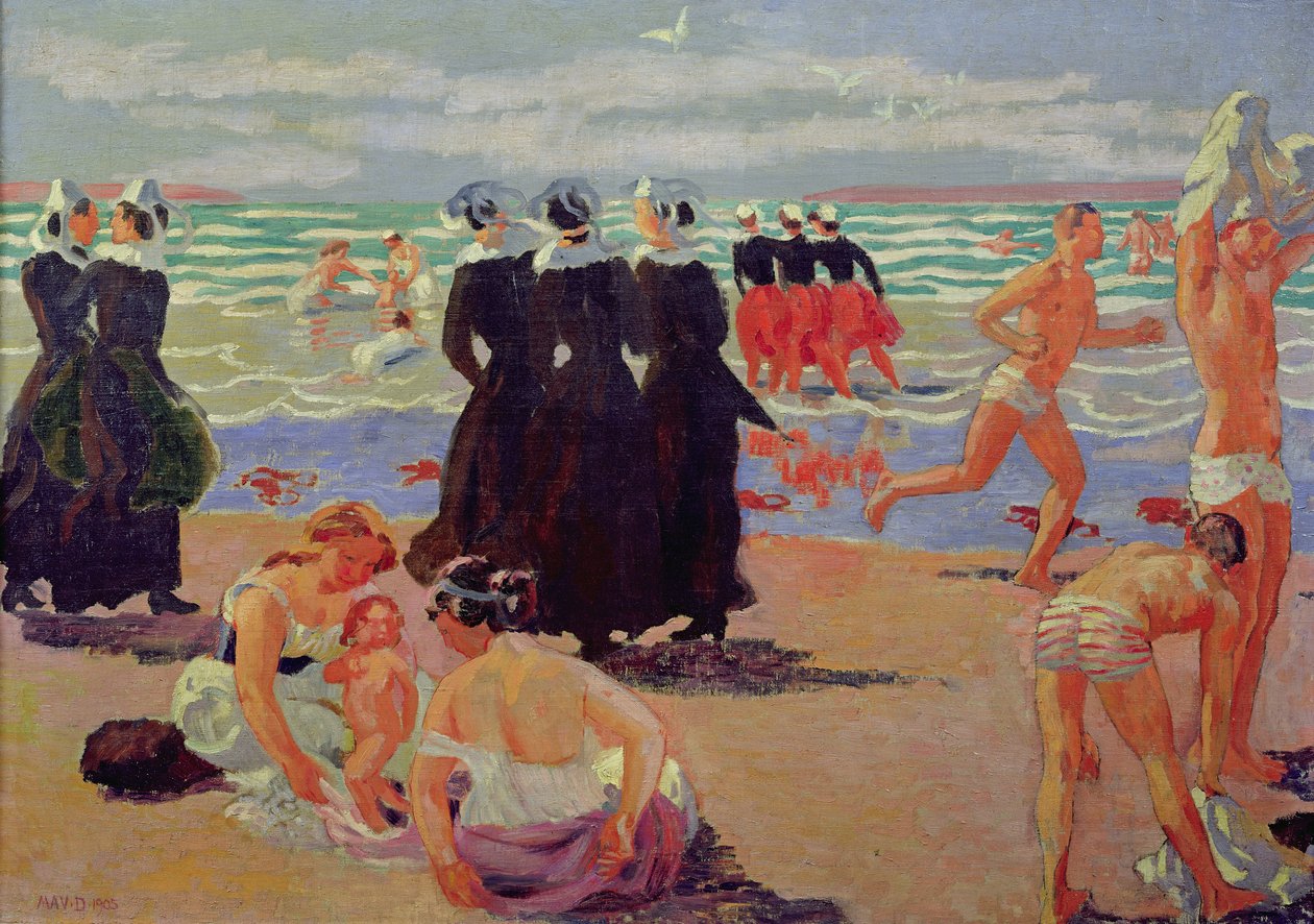 Bathing at the Pardon of Sainte-Anne-la-Palud, 1905 by Maurice Denis