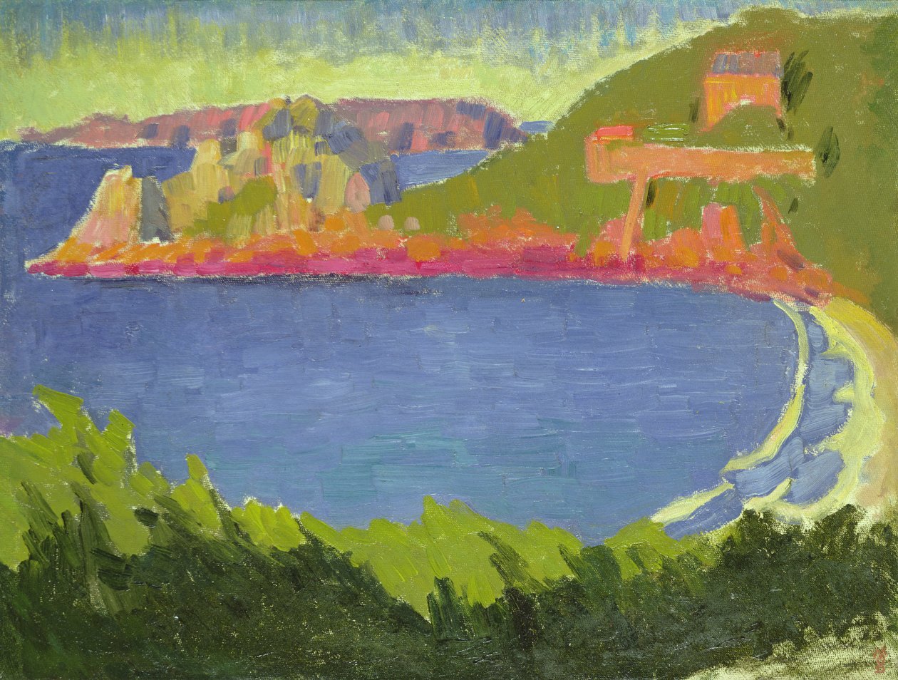 Evening high tide at Trestrignel, c.1910 by Maurice Denis