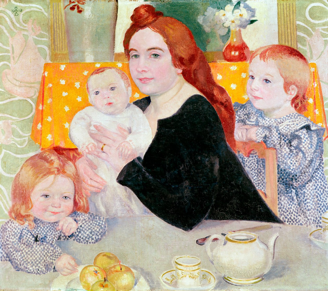 Large Family Portrait in Blue and Yellow, 1902 by Maurice Denis