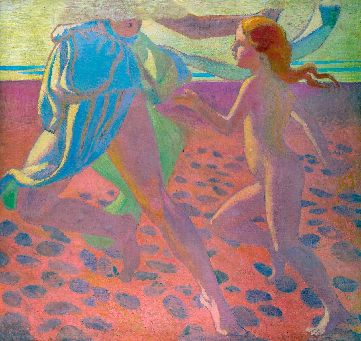 On the Beach, 1912 by Maurice Denis