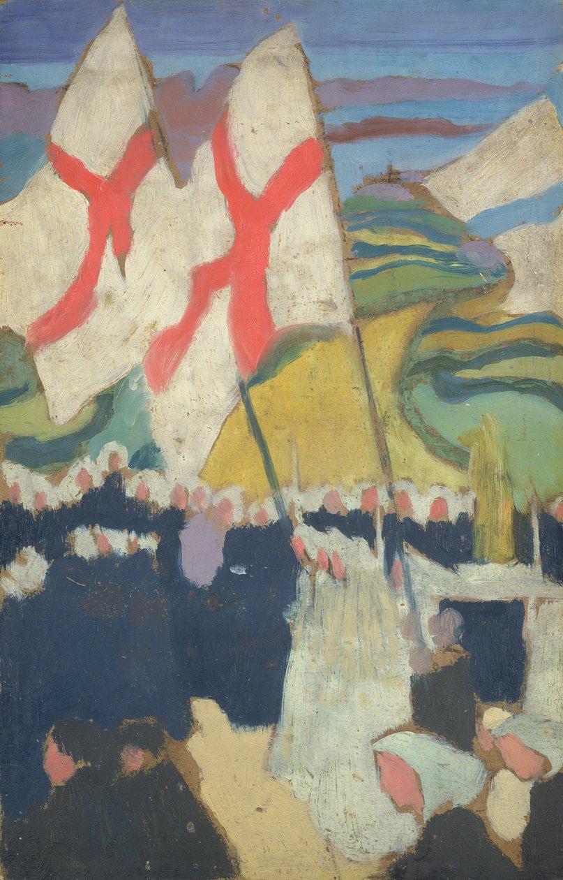 Procession of the Standards to La Clarte by Maurice Denis
