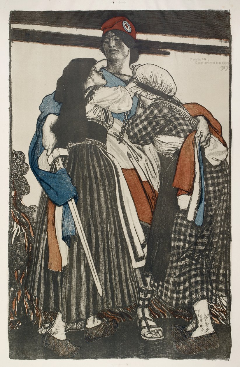 The Restoration of Alsace Lorraine to France by Maurice Greiffenhagen