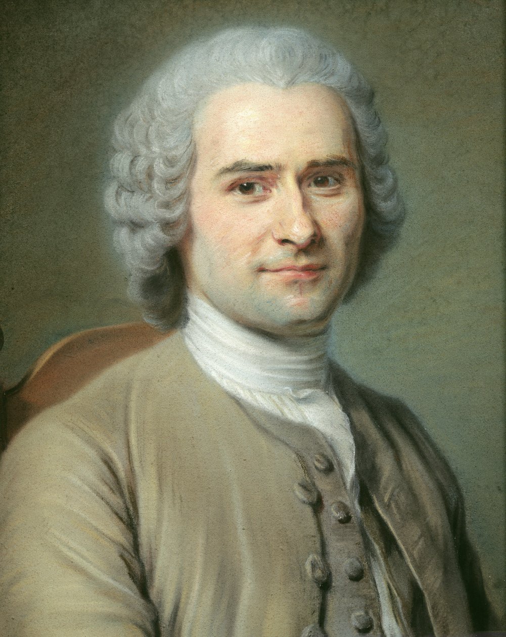 Portrait of Jean Jacques Rousseau (1712-78) by Maurice Quentin de La Tour