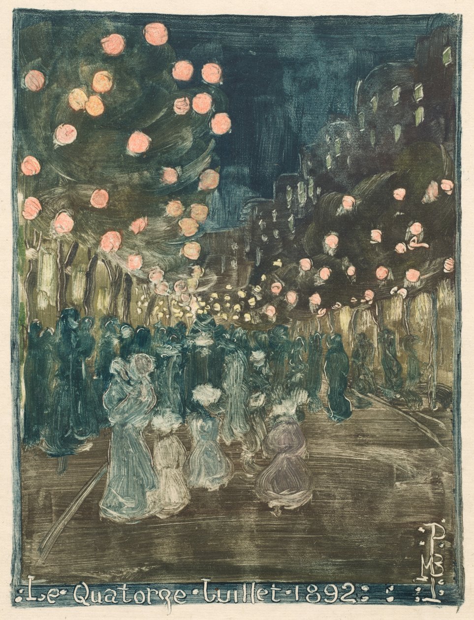 Bastille Day by Maurice Brazil Prendergast