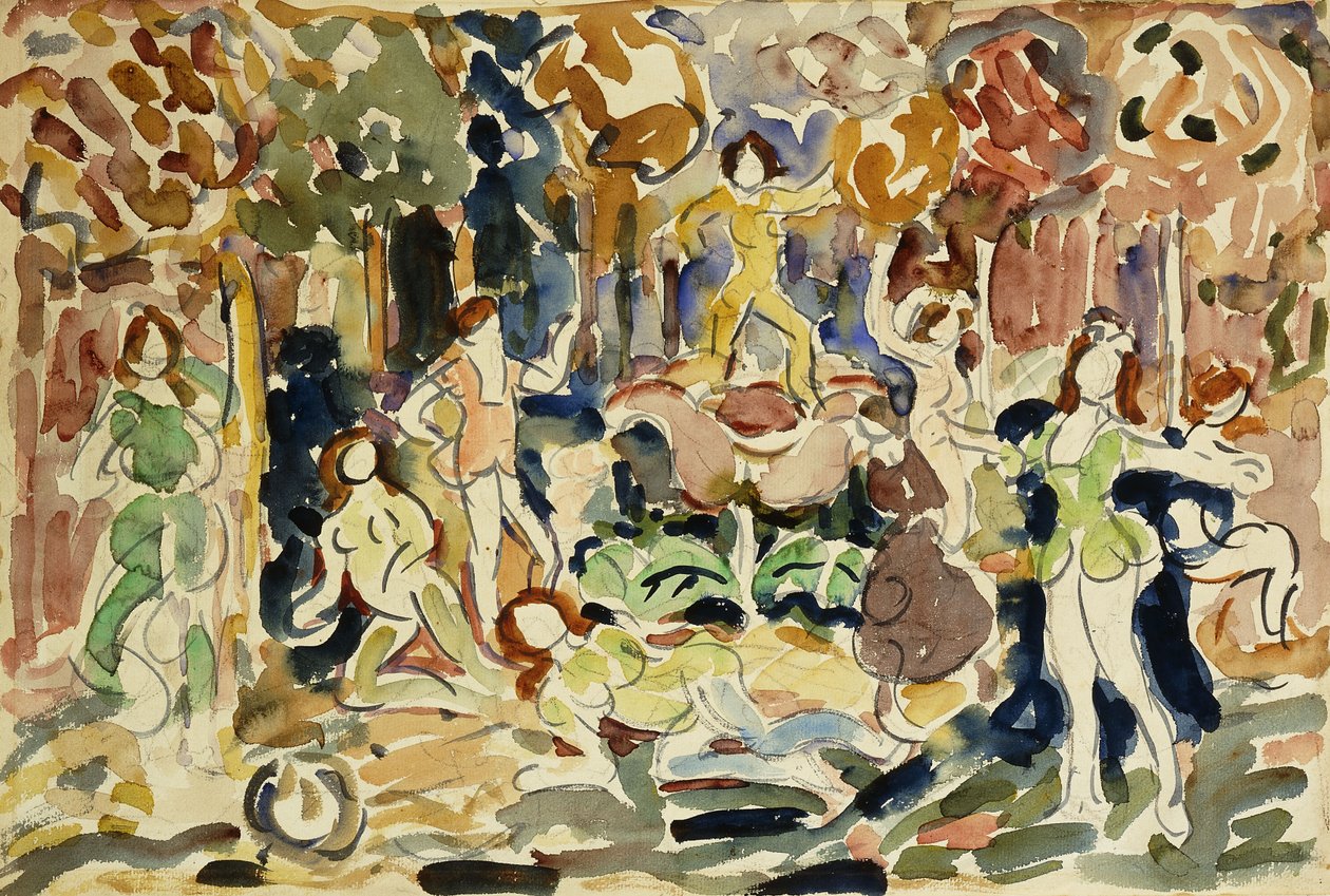 Dancing Figures by Maurice Brazil Prendergast
