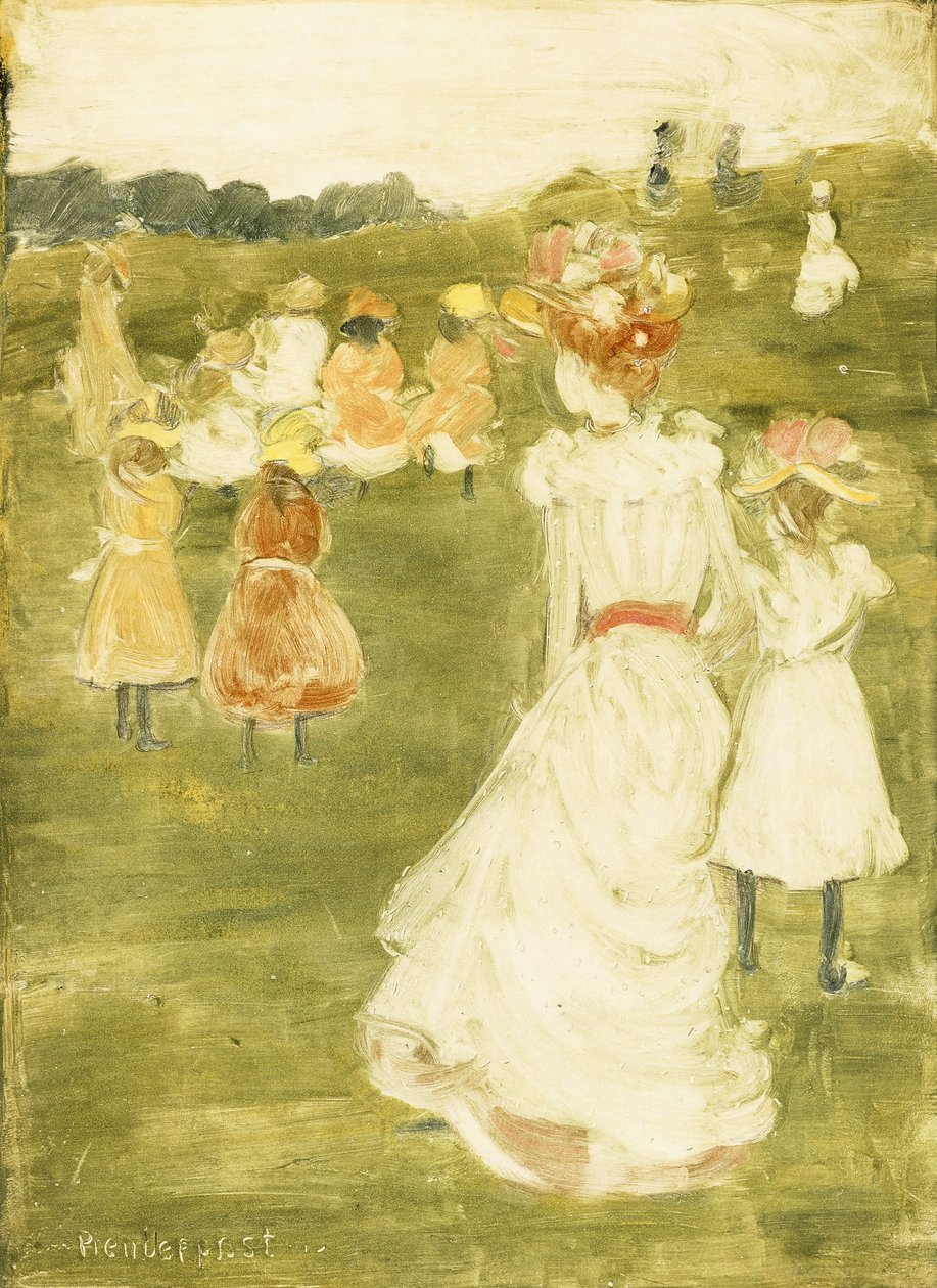 Figures in the Park by Maurice Brazil Prendergast