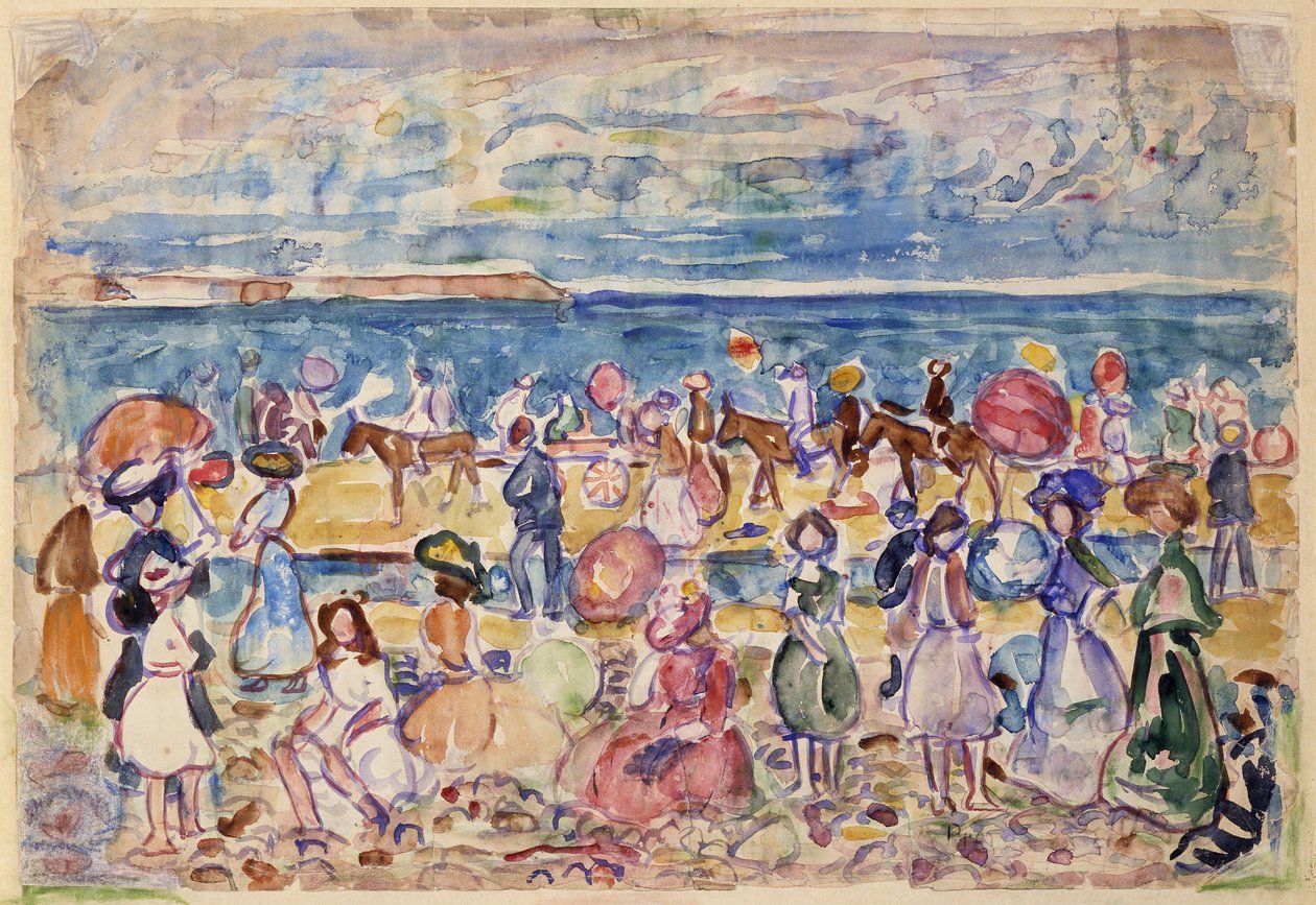 Holiday in New England, ca. 1910-1911 by Maurice Brazil Prendergast