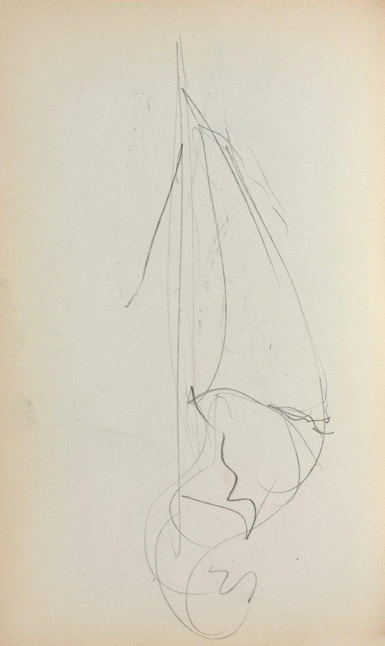 Italian Sketchbook: Sail Page 73 by Maurice Brazil Prendergast