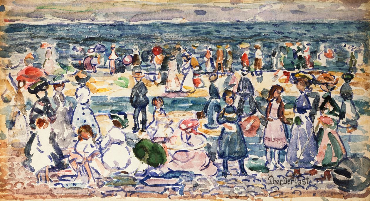 Low Tide, Revere Beach by Maurice Brazil Prendergast