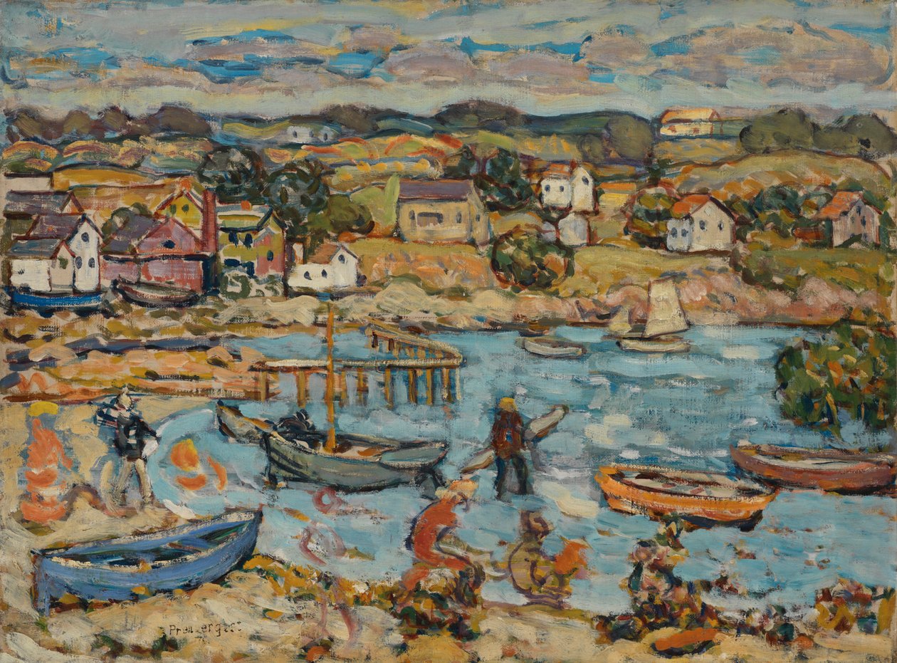 Marblehead Harbor by Maurice Brazil Prendergast