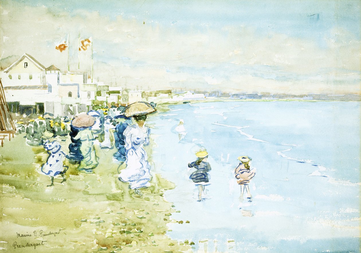 Revere Beach, Boston by Maurice Brazil Prendergast